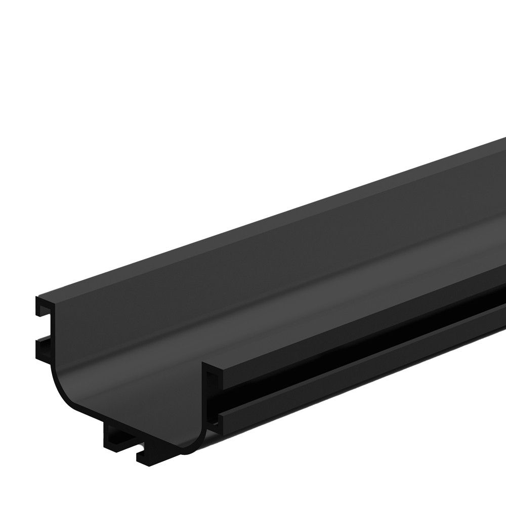 Profil din aluminiu, Negru, tip U Gola , 4m - imagine 3