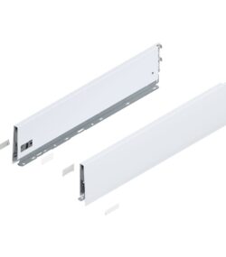 MERIVOBOX- Set laterală sertar interiore, 500mm, Blum, Alb Mătase